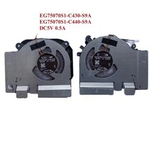 노트북 CPU GPU 냉각 팬 Xiao mi MI Ga ng GTX2060 6G 에디션 GameBook GTX1050ti 171502 EG75071S1-C010/C, 06 GTX1050 5V Both