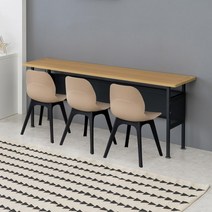 3인용 블랙타공 공부책상 DT01 (W1800), W1800