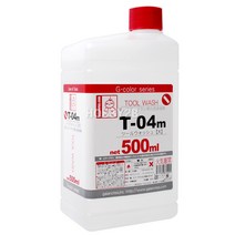 GN86049/ 가이아노츠 [T-04m] 도구 워시 (500ml) 모델링 도료 툴 클리너