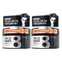 엘지 엘라스틴 맨인매트 무광택 헤어 왁스 클레이 80g X 2개
