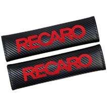 레이싱안전벨트 4점식페어 자동 안전 좌석 벨트 커버 쿠션 하네스 패드 케이스 스트랩 Recaro 레이싱 코브, 02 for RECARO red
