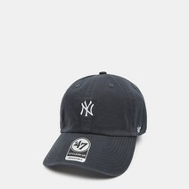 47브랜드 남녀공용 클린업 NY양키즈 캡모자 빈티지 네이비 B-BSRNR17GWS-VN
