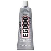 E6000 High Viscosity Adhesive 3.7 Fluid Ounces 1 Pack Clear null