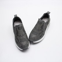 여자 중년여성 발편한 에어 키높이 운동화 슬립온