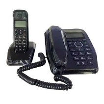 모토로라 무선전화기 유무선 SC250A 유선, 블랙