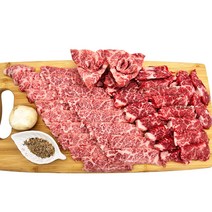 우리소 눈꽃살 모듬세트 (살치살/진갈비살/새우살) 마블링이 좋은 국내산 1등급 육우, 눈꽃살 B세트 (살치살+진갈비살+새우살)