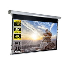 120인치 와이드 필름 탭텐션 전동 스크린 EV-SPR120W