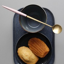 바니홈 엔틱골드 롱 티스푼, 1개, 베이비 핑크