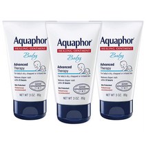 아쿠아퍼 베이비 오인트먼트 85g 3팩 Aquaphor Baby Healing Ointment - Advanced Therapy for Chapped Cheeks, 1