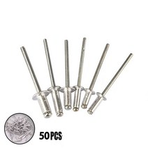 팝너트건 공구 헤비 듀티 리베터 팝 리벳 건 및 50Pcs 블라인드 구색 키트 핸드 툴 너트 도구, 1.5PCS