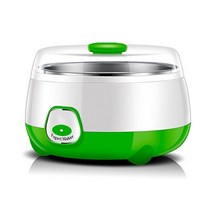 요거트 유청분리 제조기 기계 메이커 요구르트 . 미니 자동 요구르트 가정용 요구르트 도구 낫토 막걸리 발효기 스테인레스 스틸 탱크, 초록