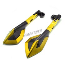 오토바이 백미러 액세서리 스즈키 산적 600 GSX-S750 GSF 혼다 PCX 야마하 FJR 1300 레이서, 01 Gold