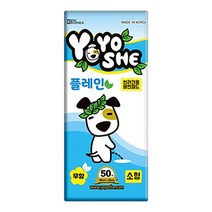 요요쉬 배변패드 소형 플레인 50매, 1팩
