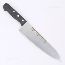키친쿡 ACE 눈금식도 210mm (검정손잡이) 입문자용, 단품, 단품