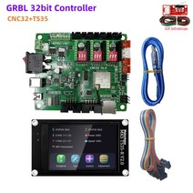 CNC조각기 공작기계 목재CNC가공 GRBL 32 비트 컨트롤러 브레이크 아웃 보드 확장 카드 MKS TS35-R 디스플, 05 CNC32-TS35