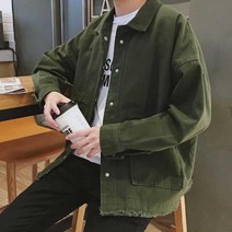 남자가을야상 대학생 고등학생 남성 봄 환절기 간절기아우터 셔츠자켓