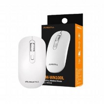 MAXTILL 맥스틸 GM-WN100L 무소음 저소음 무선 광마우스, MAXTILL GM-WN100L 화이트