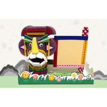 독서논술 독후 수업 하드보드 장승액자 만들기 끈기 스스로 어린이집 손힘기르기 초2 초등2