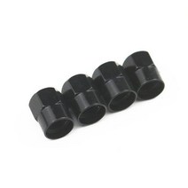 4pcs 금속 자동차 휠 타이어 밸브 캡 BMW M3 M5 M6 X1 X3 E46 E90 E39 F10 F20 F30 G20 E60 E36 E34 E70 E53, Black, For Benz