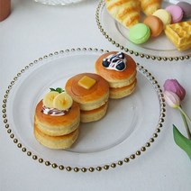 기타 바보사랑[리빙톡톡]DL-202마시피렌체 빈티지 폴카도트 유리 접시 대 1P