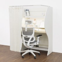 아이디어스터디 합격5호 와이드 1000 독서실책상 크림화이트, 선택하지 않음, 뉴 와이드 카멜레온 감성 컨트롤 LED 화이트, 바른자세 스마트패널(독서용책거치대 포함)