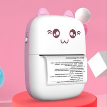 사무용 사무실 무한잉크 복합기 가정용 프린터기 복사기 무선 종이 프린터 휴대용 블루투스, 핑크 1롤