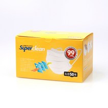 3Q 99.9% 비말차단 KFAD 덴탈형 마스크 50매 초소형, 3Q 99.9슈퍼클린 KFAD(50매)-초소