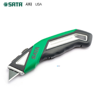 SATA 사타 유틸리티컷터칼 93485 200mm 다목적 수공구 캇타칼 SK2소재 사다리꼴 칼날