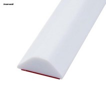 화장실문턱 문지방 욕실 문틀 1m 물 마개 물 유지 스트립 구부릴 수있는 문 세탁기 값, 하얀, 1개