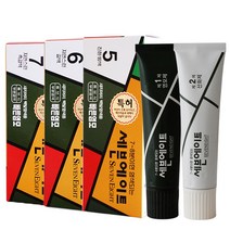 동성제약 세븐에이트 새치 염모제, 6호 자연스런갈색, 5개