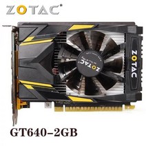 ZOTAC 비디오 카드 GeForce GT640 2GB 128Bit 그래픽 카드 gpu지도 NVIDIA GT640 2GD3 HDMI DVI VGA GT73, 02 GT730 1GB