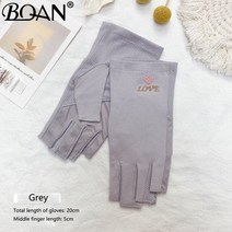 글러브건조기 BQAN-UV 네일 장갑 UV 젤 쉴드 1 쌍 핑거리스 매니큐어 아트 도구 LED 램프 손톱 건조기 방사선 손, [03] GRAY