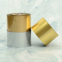 가죽공예 *무광* 금은박 테이프 베지터블 가죽 용 ITW foils사. 불박테이프 *개당가격*, 무광 실버 120번