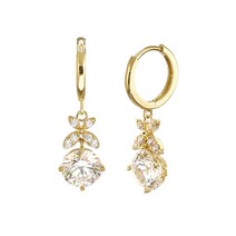 에버링 14K 엘플라워 파베 2캐럿 귀걸이_ESDM4501 Gold Earrings Gift
