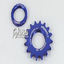 Ardently 고정 기어 높은 Quility 자전거 바퀴 톱니 7075 알루미늄 합금 스프로킷 amp Lockring 13T 20T 30G