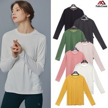 폴스크릭 여성 써모라이트 포켓 티셔츠 7종 택1