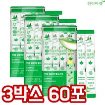 알로에 젤리 스틱 NK세포 활성 증가 피부 건강 면역력 증진 간식 면역 다당체 유기농 알로에베라겔 [진리마켓 정품], 20g 20포 x 6박스