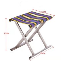 마자 휴대용 접이식 낚시 의자 집 사용자 외 성인 캠핑 등받이 의자 접이식 의자 초경량, 중간 플랫 튜브 실버
