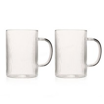 홈카페 데일리 슈에뜨 주름 컵, 2개, 플리츠 머그 450ml