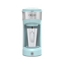 BELLA 듀얼 브루 싱글 서브 커피 메이커 Kcup과 분쇄 커피 모두 추출 대용량 14oz 간편한 원터치 자동 차단 아쿠아, 기준