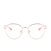 제이비나인 그대로착용 JB9 Lucy 3컬러 블루라이트차단안경 동글이 안경테 로즈골드 블랙 투명팁
