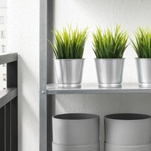 이케아 미니 식물 인테리어 메탈 철재 화분 홈 가드닝 IKEA 용품 아연도금 거실 다육이 키우기