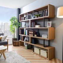 [마레앤코] 도피오 2400 인테리어 책장세트_MRSK030, 색상:화이트