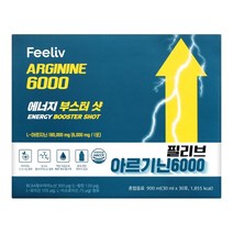 아르기닌 에너지 부스터샷 6000mgx30포 액상 파우치, 900ml, 1개