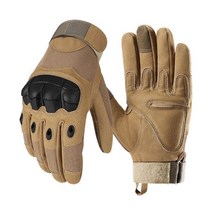 OZERO 오토바이 통풍 전체 손가락 레이싱 터치 스크린 장갑 군사 전술 촬영 등반 전투 자전거 모터, XL, 다크 그레이