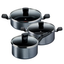 테팔 홈쿡 인덕션 IH 냄비, 3종 (편수18cm+양수20cm+전골24cm)
