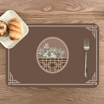 Z3JC 주방방수 오일방열 열차단열 테이블 매트, Z3JC 일화일목-4-화이트, 커스텀 【고객 서비스 연계 단박 샘플】