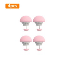 리빙 박스 이불 정리함 새로운 침대 시트 이불 클립 잠금을 해제하는 하나의 키 이불 커버 패스너 클립 미, 03 4pcs-pink