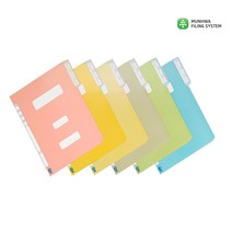 문화 F194-7 종이정부화일A4 조달화일 칼라 1팩 10매, 청색, 10매입