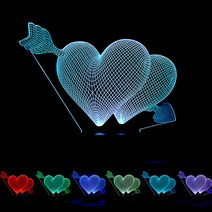제이알트 3D 무드등 LED 인테리어 아크릴 감성조명 15타입, A01